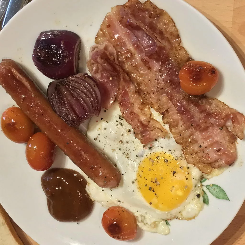 Irisches Frühstück - Aufsicht