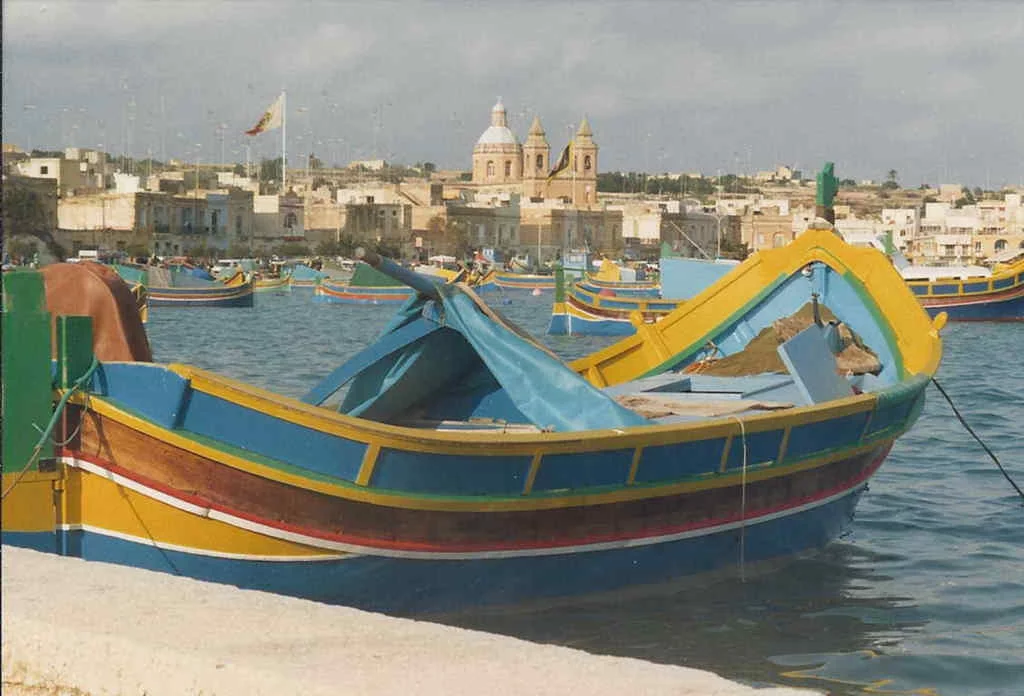 Malta Marsaxlokk Hafen