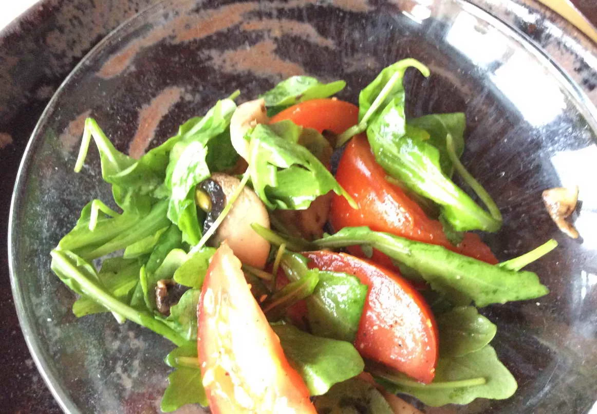 Tomaten-Rucola-Salat