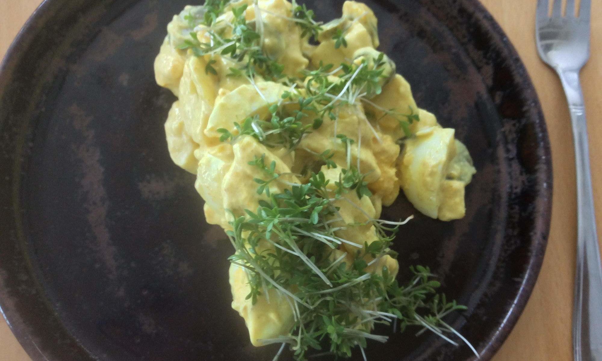 Eier-Curry-Salat