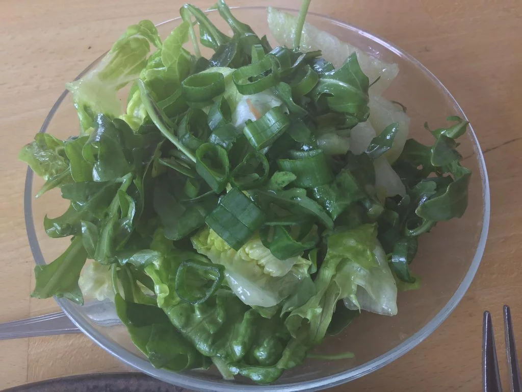 Salat - Kochgruppe mit scharfen Rezept