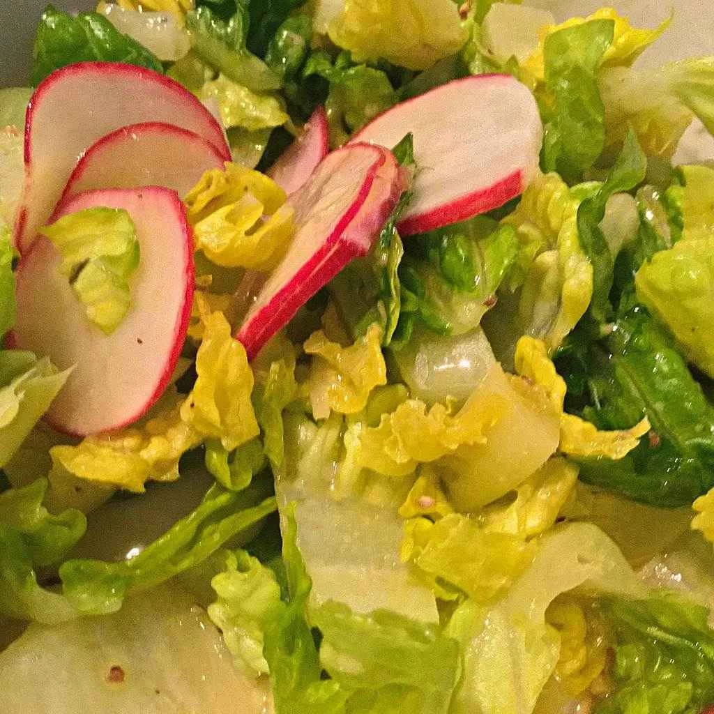 Salat - Filet an Champignon-Risotto mit Salat