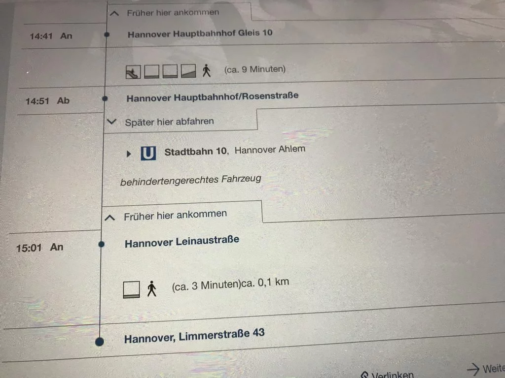 Fahrplan Lehrte-Hannover