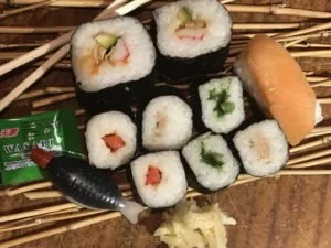 Sushi am Abend