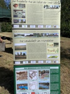 Infotafel Geschichte Burgdorfer Aue und Landschaft Mittelalter