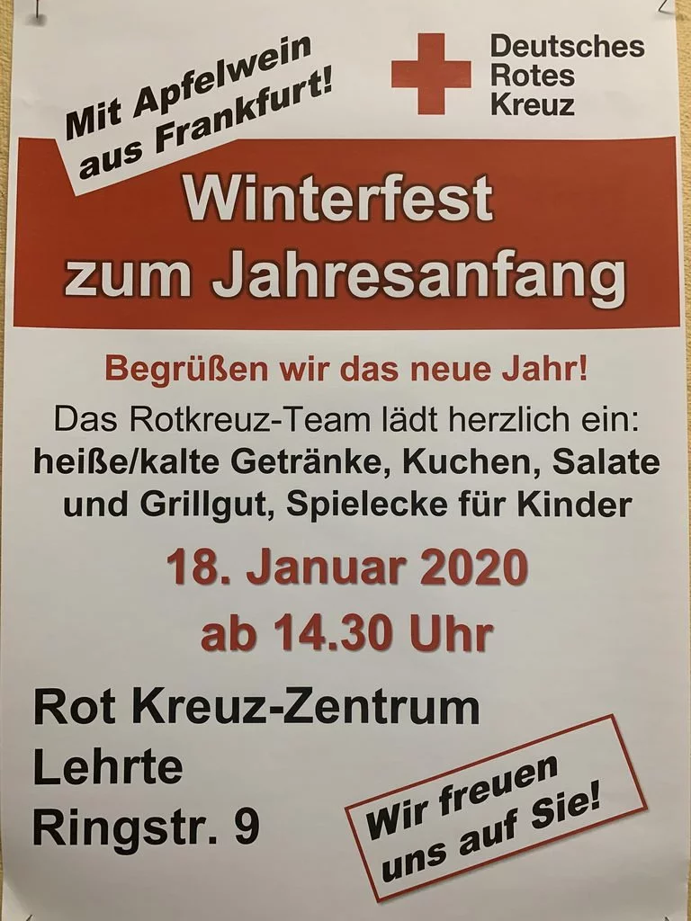 Winterfest DRK - Plakat