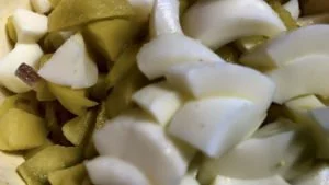 Kartoffelsalat mit Schnittlauch-Vinaigrette - Eiweiß