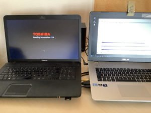 Laptop eingerichtet - alt-neu