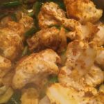 Blumenkohlcurry mit Bandnudeln