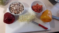 Projekt Kochgruppe gefüllte Paprika