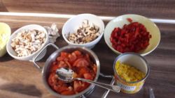 Projekt Kochgruppe gefüllte Paprika