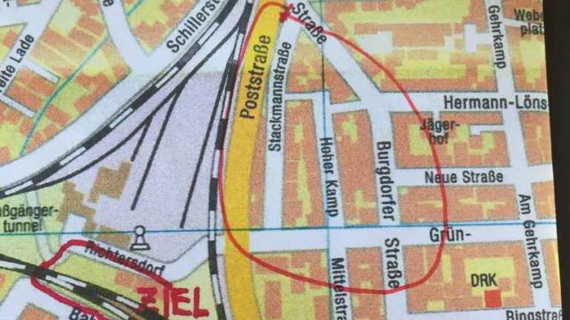 unser Sammelgebiet für Müllsammeln