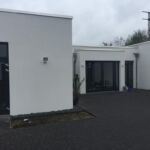 Kochgruppe mit Aprilwetter
