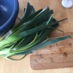 Kochgruppe mit Aprilwetter