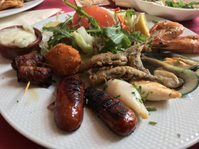 in Gedenken an meinen Papa-Familientreffen beim Spanier in Lauenau - Tapaplatte