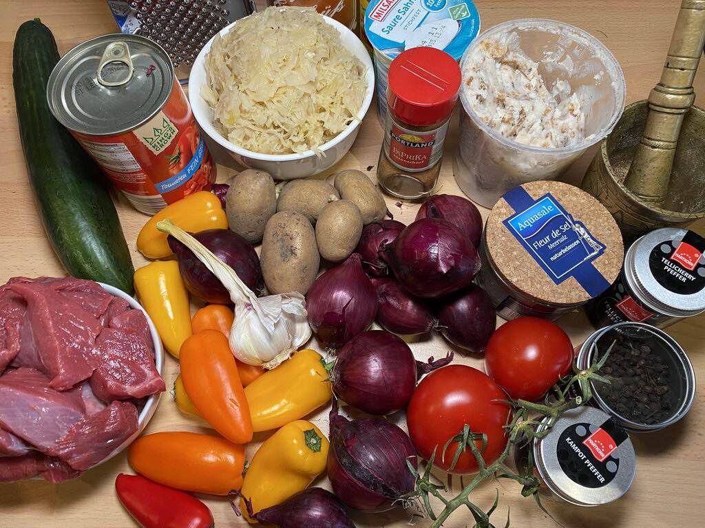 Szegediner Goulasch - Zutaten